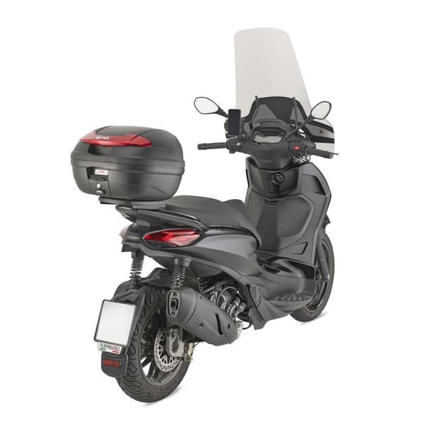 Topcase Monolock GIVI E340 VISION svart röd 34L E340N2