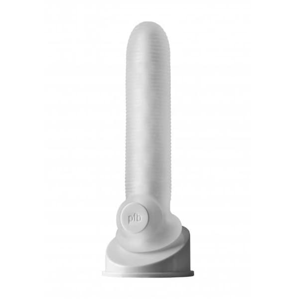 Fat Boy Micro Ribbed Sheath 7,5 tum - klar transparent