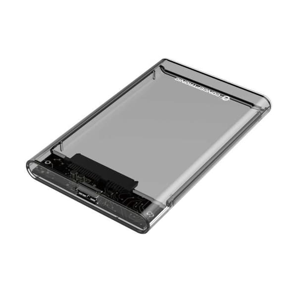 Diskhus/SSD - CONCEPTRONIC - DANTE03T - 2.5'' - USB 3.0 - Transparent
