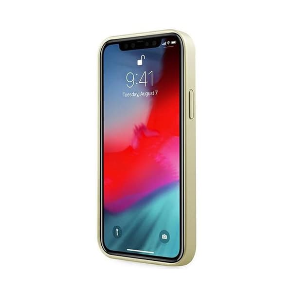 Guess-skal för iPhone 12 Pro Max, iriserande guldmönster