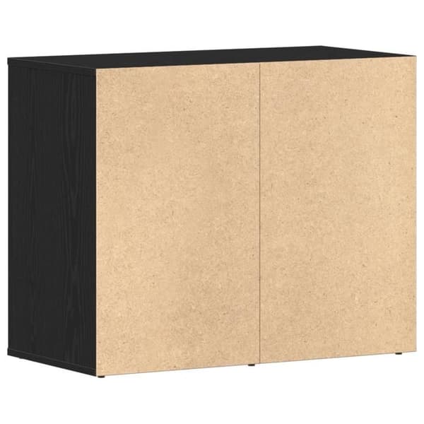 Köksförvaring i svart ek 80x40x65 cm