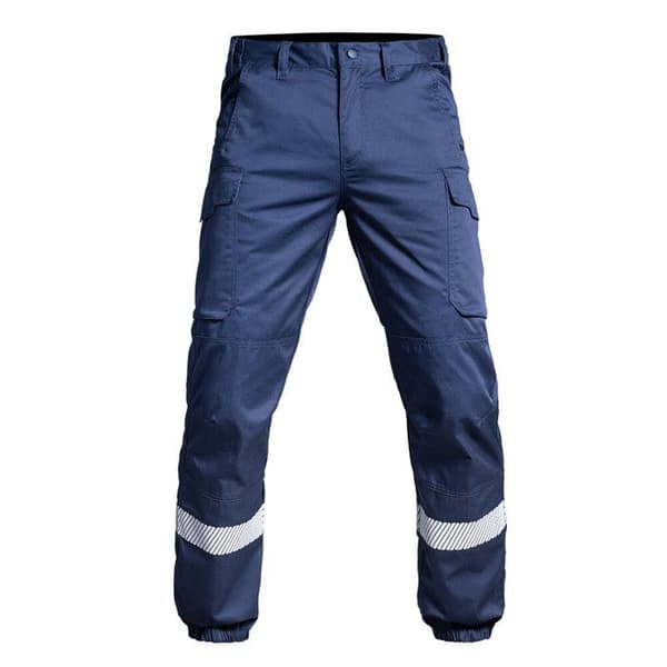 Låg midja elastiska cargobyxor A10 Equipment Sécu-One Hv-Tape - marinblå