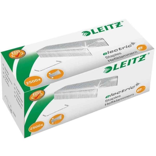 Häftstift - LEITZ - E1 - Zinkad stål - Förpackning av 2500 - Elektrisk kompatibilitet