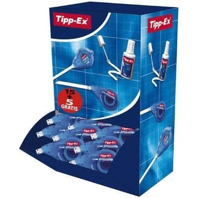 Korrigeringsroller - TIPP-EX - Easy Correct 12M - 20-pack - Långvarig korrigering - Sidoutlämning