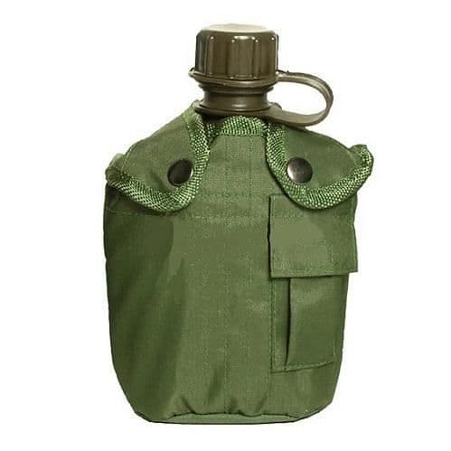 US 1 liters matsal med olivgrönt lock - Miltec - Airsoft