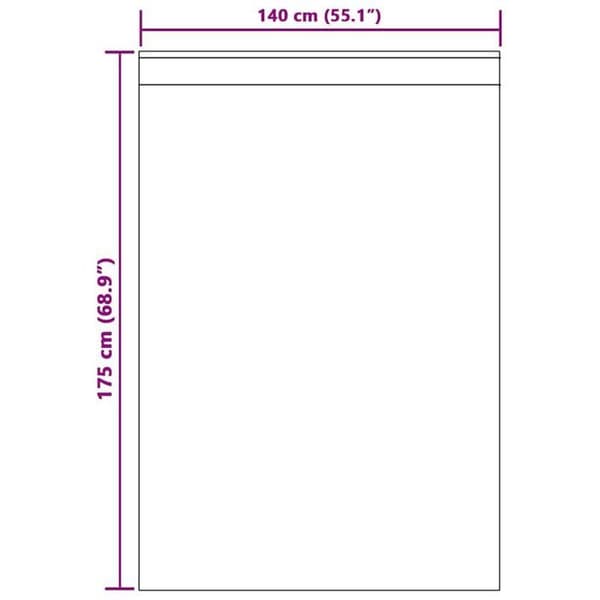 Gardiner i voile - vidaXL - Mörkgrå - Polyester - 175x140 cm - Set om 2 - Utvändig montering