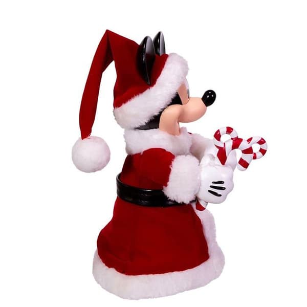Juldekoration - Kurt S. Adler - DN9168 - Mickey Mouse - Röd - 25,4 cm - Fällbara Armar
