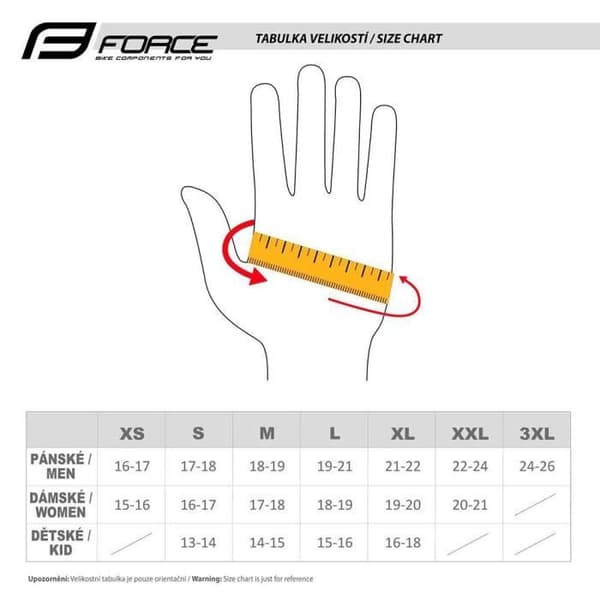 MTB-handskar - FORCE - ANGLE - Grå-svart - Långa ärmar - Andningsbara - Unisex