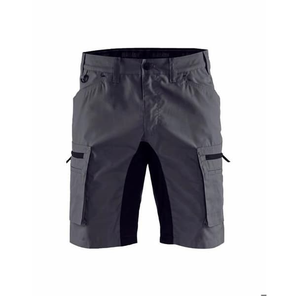 Underhåll +stretchshorts Mediumgrå/Svart - Blaklader