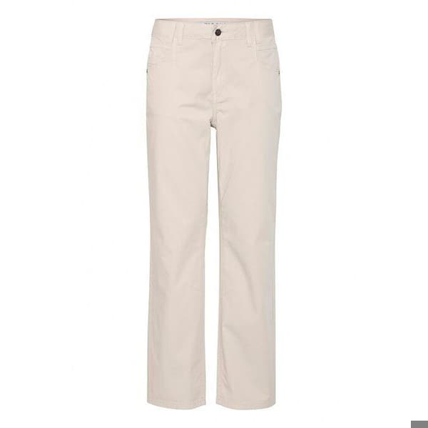 Hög midja raka jeans dam Pulz Jeans Evelyn
