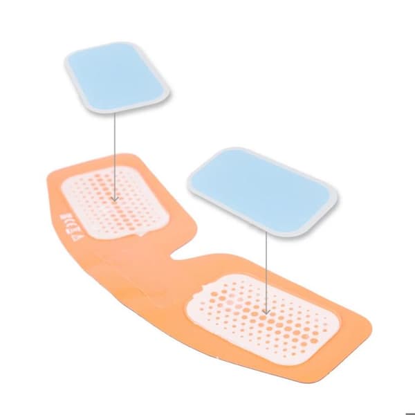 Gelkudde - HMS - Elektrostimulator - 12 stycken - Dimensioner 6,4x4,4 cm - Rektangulär