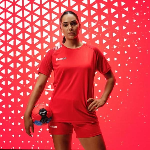 Handboll Ballon Kempa Gecko - röd/blå kempa