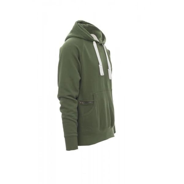 Sweatshirt - PAYPER - Atlanta+ - Herr - Grön - Huva