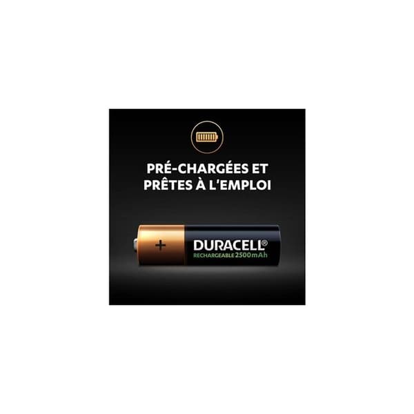 Duracell RCR AA X2 2500 MAH uppladdningsbart batteri
