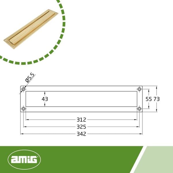 Amig brevlåda - 10557
