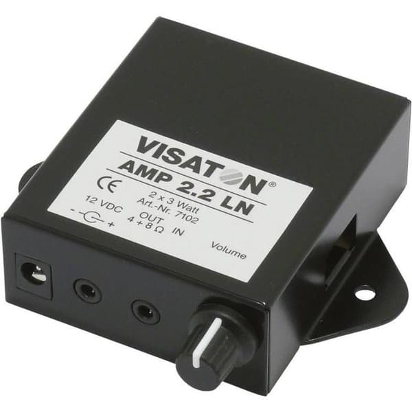 Volymkontroll Stereo Visaton AMP 2.2 LN 6 W | KONTROLLÖR - EFFEKTBOX - MODUL