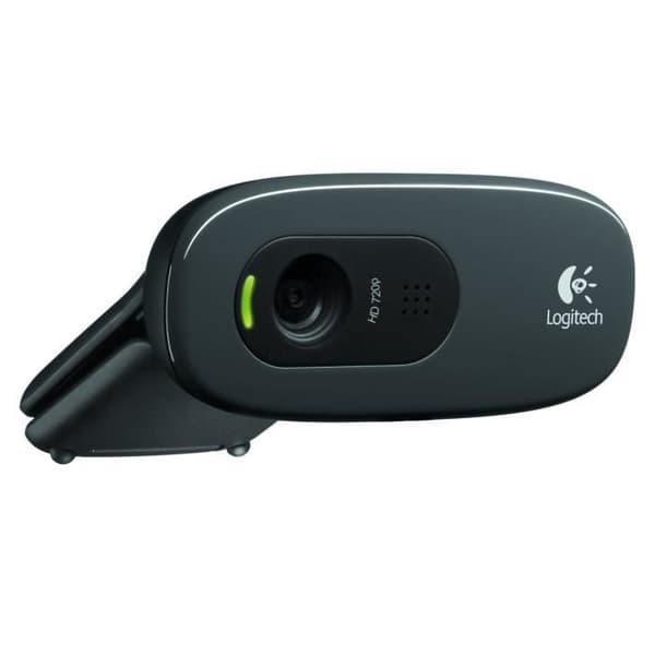 Logitech C270 HD webbkamera med mikrofon Svart