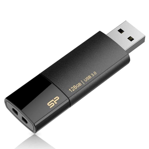 USB 3.0 nyckel B05 - 128 GB - Svart - SILICON POWER