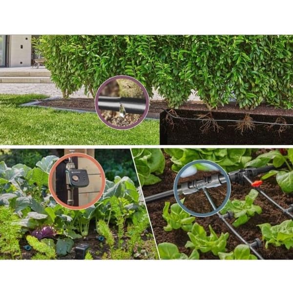 Bevattningsinitieringssats - Dropp för krukväxter med programmerare - GARDENA