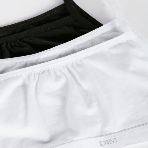Paket med 2 flickunderkläder i stretchbomull Les Pockets Ecodim
