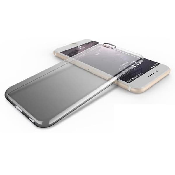 Silicone Fodral - APPLE - IPHONE 6/6S - Gradiente - Tvåfärgad - Flexibelt Gel Skydd