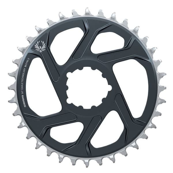 Platå - SRAM - X-SYNC 2 - 32T - Direktmontering Offset 3mm Boost - Smidd aluminium Svart