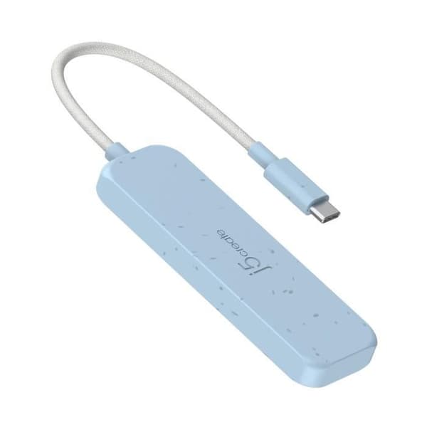 USB-C-hubb - J5CREATE - JCH345EC - Ekologisk - 4 portar - 10 Gbit/s