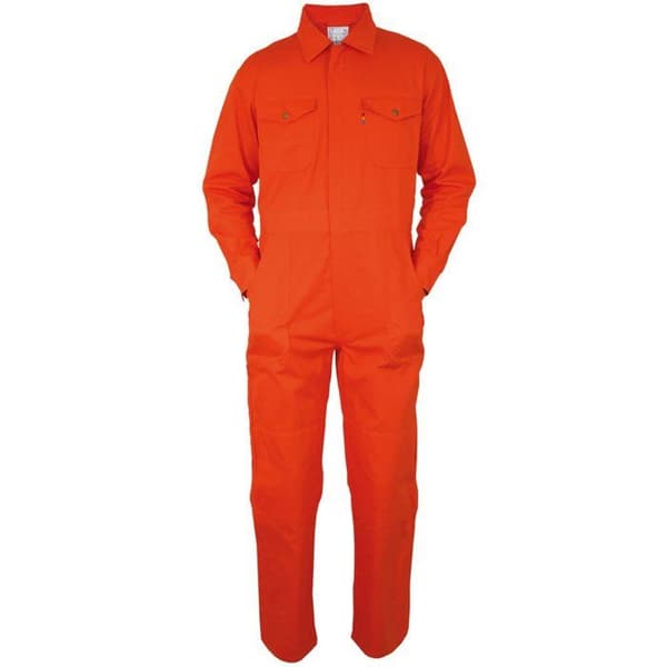 Arbetsdräkt - Carson KTH735.OR - Orange - Justerbar elastisk - Tvättbar vid 60°C