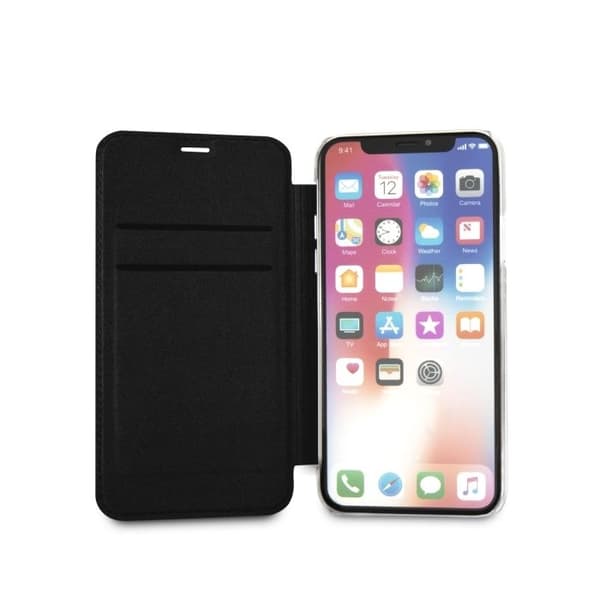 Karl Lagerfeld Valentine flipfodral för iPhone X, svart