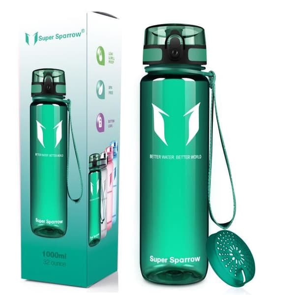 Super Sparrow Vattenflaska - Flaska, 500ml, BX-Skoggrön