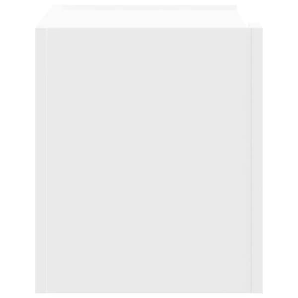 vidaXL Väggsängbord vit 45x30x35 cm 848311
