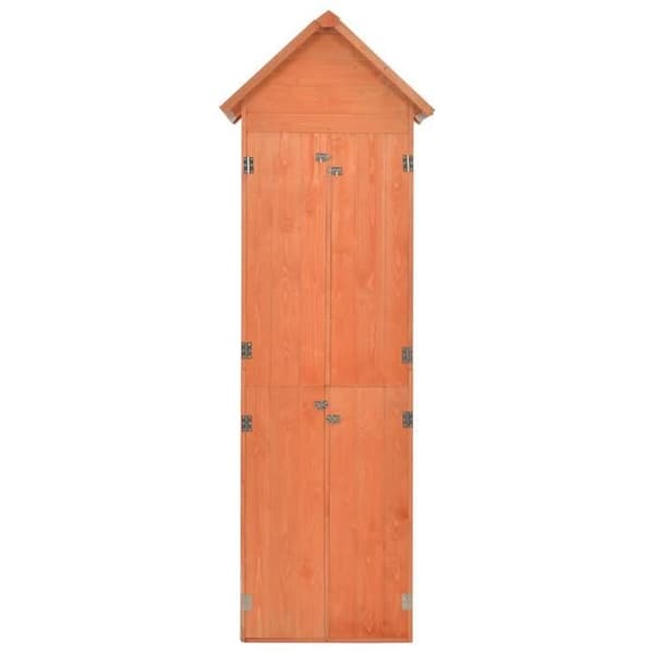 vidaXL Trädgårdsbod 71 x 60 x 213 cm Trä