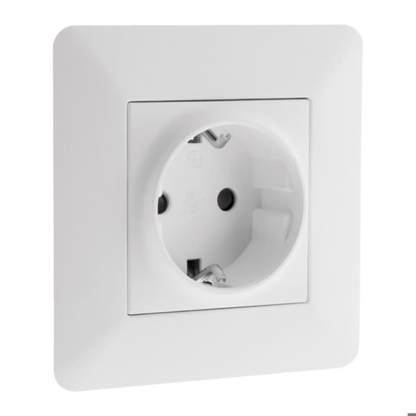 Inbyggd Schuko 16A - Vit - Artezo - Zenitech