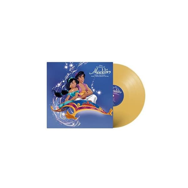 Aladdin Låtar Vinyl Guld Transparent