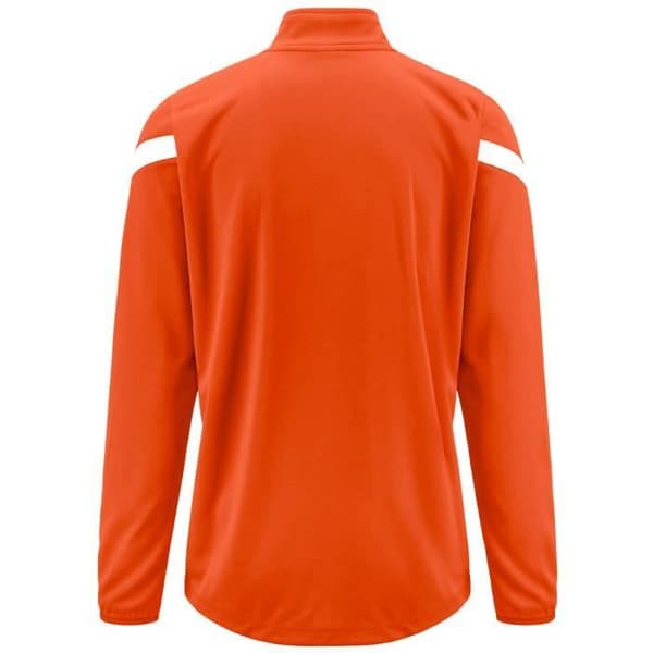 Sweatshirt Dolvole för Kille - Orange, vit