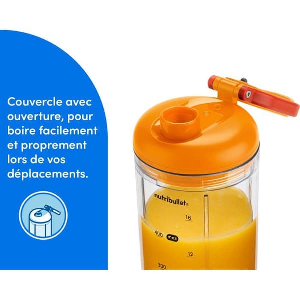 Blender portabel - NUTRIBULLET - Flex - NBP013OR - Orange