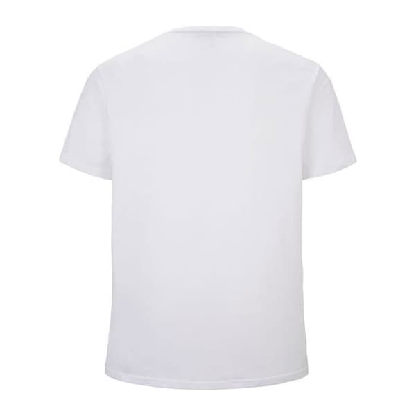 T-shirt med rund hals Tom Tailor vit