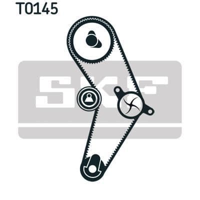 SKF Kamremssats + Vattenpump VKMC 02206-2