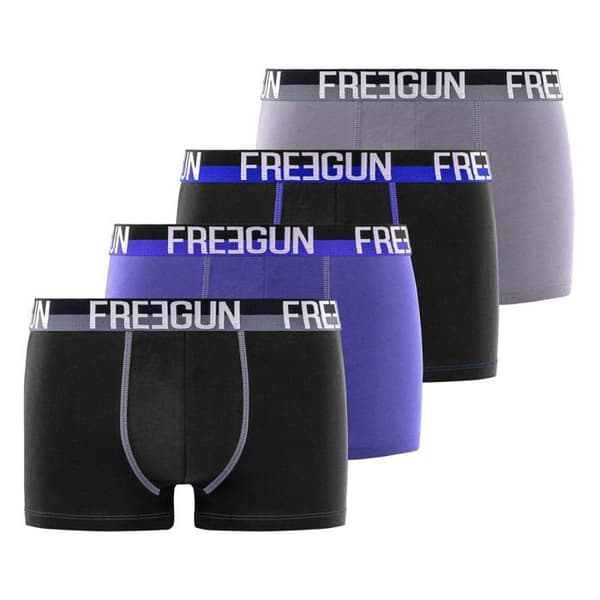 Freegun Boxers för Herr - Svart (Pack med 4)