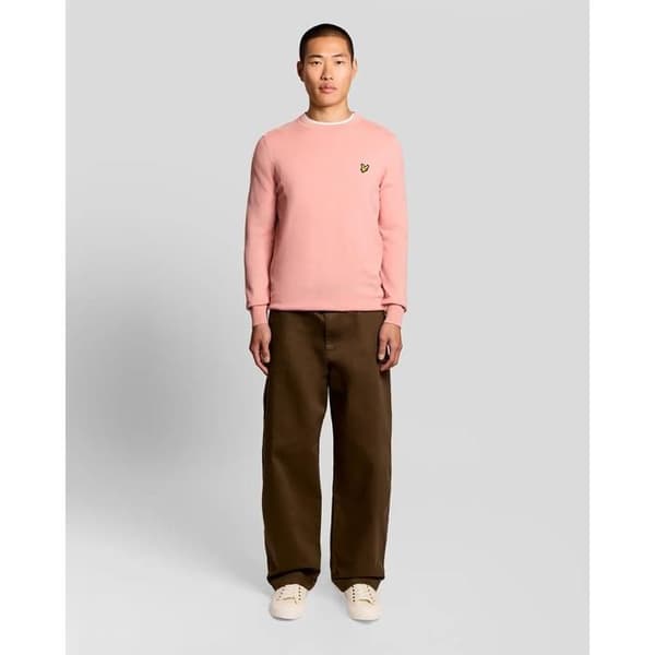 Lyle & Scott rundhalsad tröja i merinoull