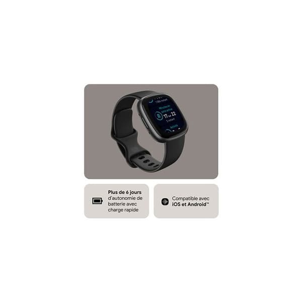 Smartklocka - Fitbit - VERSA 4 - Aktivitetsspårning - Puls - Notifikationer