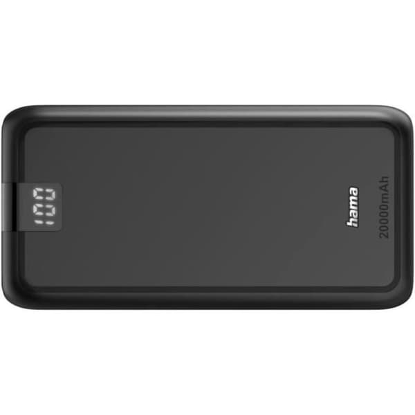 Batteri Extern - HAMA - Prestanda 20 - 20000 mAh - USB-C - Snabbladdning