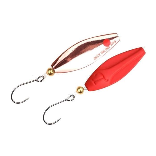 Spro Trout Master Incy Inline Spoon Lure - koppar/röd - 3 g