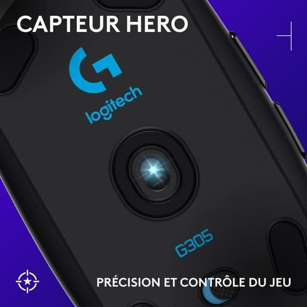 Trådlös spelmus - Logitech G - G305 Lightspeed - Svart