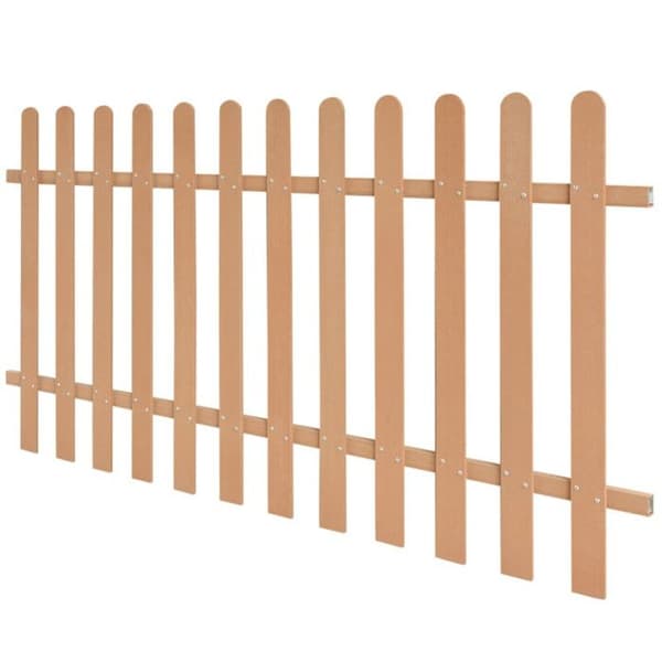 vidaXL WPC Stolpstaket 200x100 cm 42824