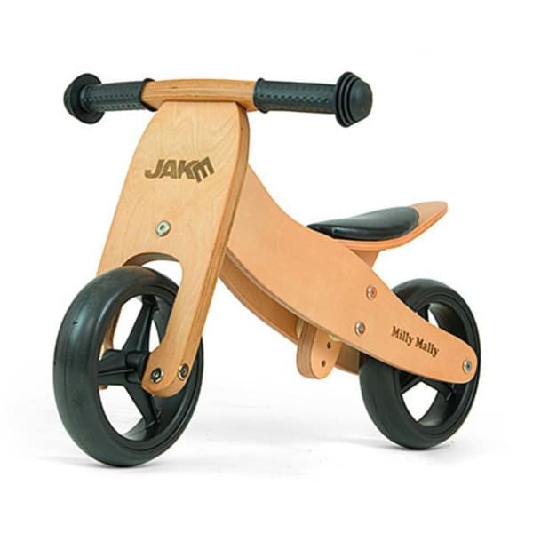 Milly Mally Balance cykel 3 hjul 2-i-1 loopfiets Jake natural Junior Ivory