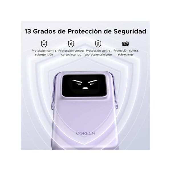 Extern Batteri - UGREEN - PB571 - 5000mAh - Magnetisk Laddning - USB-C