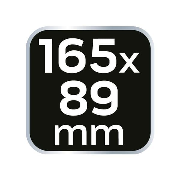 Rektangulär pneumatiskt orbital slipmaskin 89x165 mm