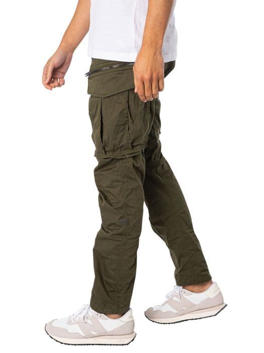 G-Star Rovic zip 3d regular tapered - militärgrön