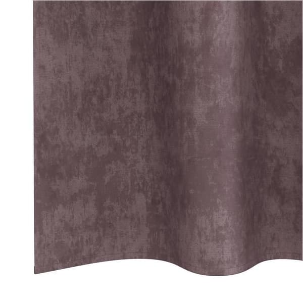 Sammet Gardiner - Brun - 2 st - 245x140 cm - Ögla - Dämpande